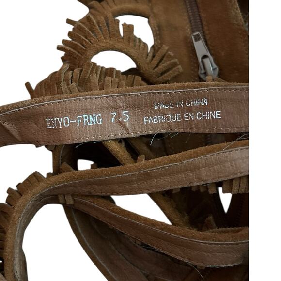 Jeffrey Campbell Enyo Fringe Gladiator Sandal‎ Size 7.5 - Picture 6 of 10